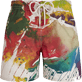 Men Swim Trunks Gra - Vilebrequin x John M Armleder Multicolor front view