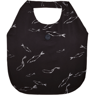 Andere Bedruckt - Leichte, faltbare und übergroße Bag Fish Tasche, Schwarz back Andere Bedruckt - Leichte, faltbare und übergroße Bag Fish Tasche, Schwarz back