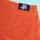 Hombre Autros Liso - Pantalón recto de terciopelo con cinco bolsillos para hombre, Rust detalles vista 1