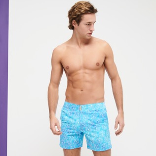 Men Others Printed - Men Swimwear Flat Belt Stretch Urchins, Horizon front worn view