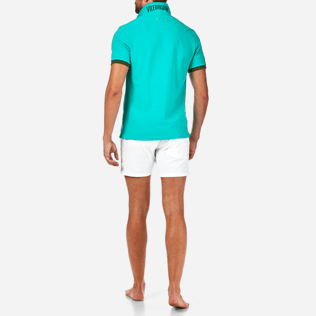 Men Polos Solid - Cotton pique polo, Veronese green supp4 Men Polos Solid - Cotton pique polo, Veronese green supp4